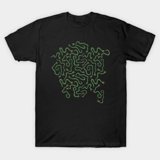 Playful Green Snakes T-Shirt